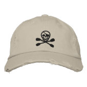 Kayak Paddle Pirate Cap Bestickte Kappe (Vorderseite)