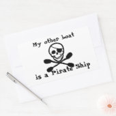 Kayak Paddle Pirate Ship Sticker (Umschlag)