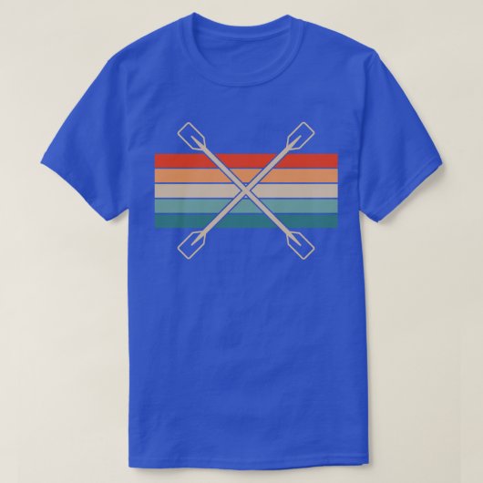 Kayak Paddle Retro 1 T-Shirt (Design vorne)