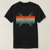 Kayak Paddle Retro 2 T-Shirt (Design vorne)