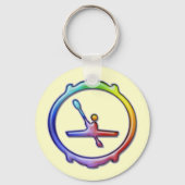 Kayak Paddling Schlüsselanhänger (Vorderseite)