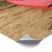 Kayak Painting Print Poster (Ecke)