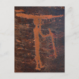 Kayak Petroglyph Postkarte