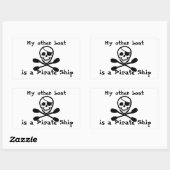 Kayak Pirate Ship Sticker (Blatt)