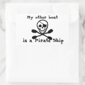 Kayak Pirate Ship Sticker (Tasche)