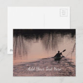 Kayak Postkarte (Vorne/Hinten)
