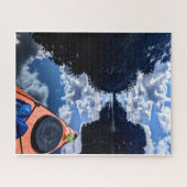 Kayak Reflections on Lake Puzzle (Horizontal)