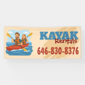 Kayak Rental Banner Custom (Horizontal)