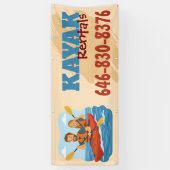 Kayak Rental Banner Custom (Vertikal)