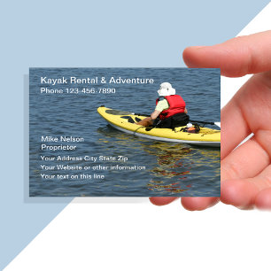 Kayak Rental & Outdoor Adventure Visitenkarte