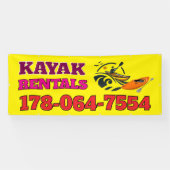 Kayak Rentals Custom Banner (Horizontal)