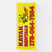 Kayak Rentals Custom Banner (Vertikal)