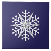 Kayak Snowflake Trivet