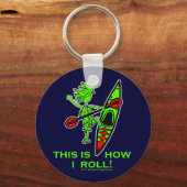 Kayak so Roll II Schlüsselanhänger (Vorderseite)