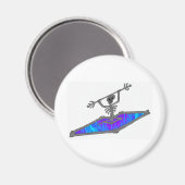 Kayak Soully Bones Magnet (Vorderseite/Rückseite)