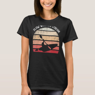 Kayak Squad Whitewater Team fließt mit Stream C T-Shirt