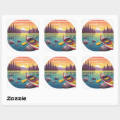 Kayak Sticker (Blatt)