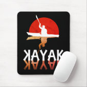 Kayak Sunset Mousepad (Mit Mouse)