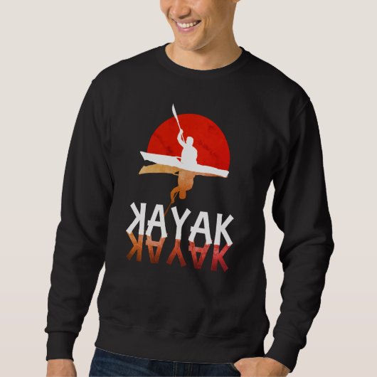 Kayak Sunset Sweatshirt (Vorderseite)