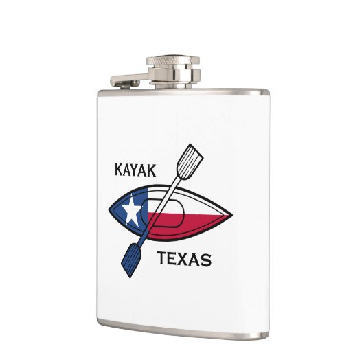 Kayak Texas Flag Flachmann (Links)
