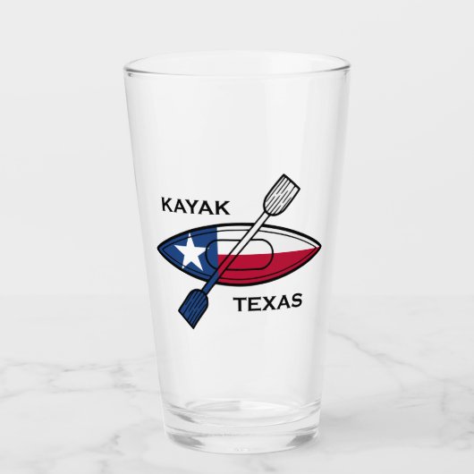 Kayak Texas Flag Glas (Vorderseite)