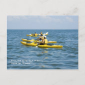 Kayak Trip Postcard Postkarte (Vorderseite)