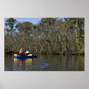 Kayak Trip Print Poster