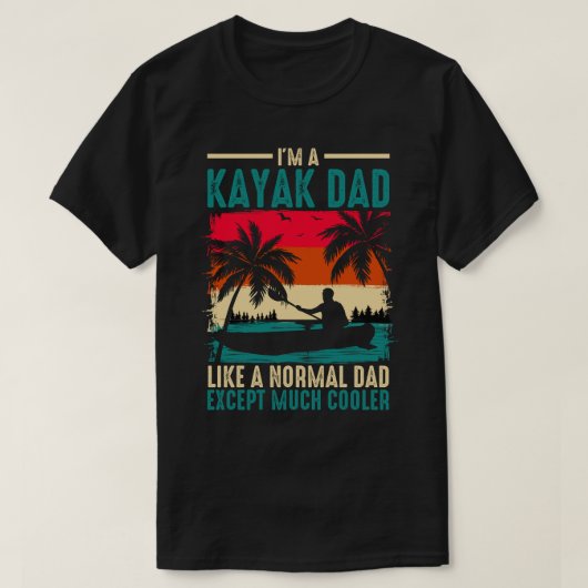 Kayak Vater T-Shirt (Design vorne)