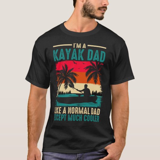 Kayak Vater T-Shirt (Vorderseite)