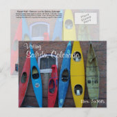 Kayak Wall II Postkarte (Vorne/Hinten)