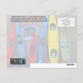 Kayak Wall II Postkarte (Rückseite)