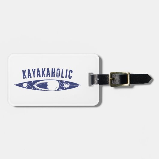 Kayakaholic Gepäckanhänger (Vorderseite horizontal)