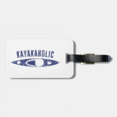 Kayakaholic Gepäckanhänger (Rückseite horizontal)