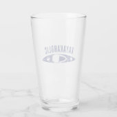 Kayakaholic Glas (Rückseite)