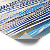 Kayaker an Serene Lake Poster (Ecke)