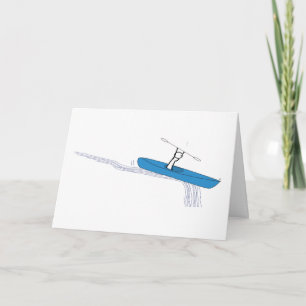 Kayaker Birthday Karte