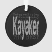 Kayaker Extraordinaire Ornament (Rückseite)