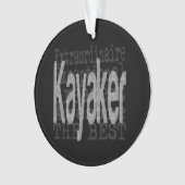 Kayaker Extraordinaire Ornament (Vorderseite)