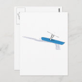 Kayaker im Wasser Postkarte (Vorne/Hinten)