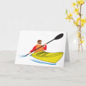 Kayaker Karte (Gelbe Blume)