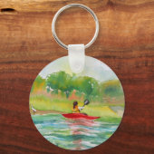 Kayaker Key Chain for Kayak Lover Schlüsselanhänger (Vorderseite)