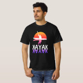 Kayaker Silhouette | Kajak T-Shirt (Vorne ganz)