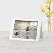 ***KAYAKER'S* GREETING FÜR EINEN "SEHR GLÜCKLICHEN KARTE (Gelbe Blume)