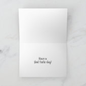 Kayakers Personalisiert Kayak Graphics Karte (Innenseite)