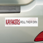 Kayakers-Rolle Autoaufkleber (Auf Auto)
