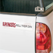 Kayakers-Rolle Autoaufkleber (Auf Lkw)