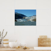 Kayakfahren am Mendenhall-Gletscher Poster (Küche)