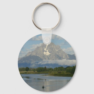 Kayakfahren im Grand-Teton-Nationalpark Schlüsselanhänger