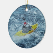 Kayaking Art Keramik Keramik Ornament (Links)