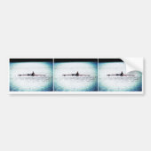 Kayaking Autoaufkleber (Vorne)